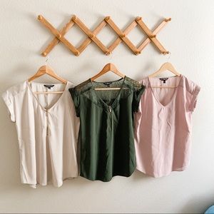 Express Satin Gramercy Blouse Bundle